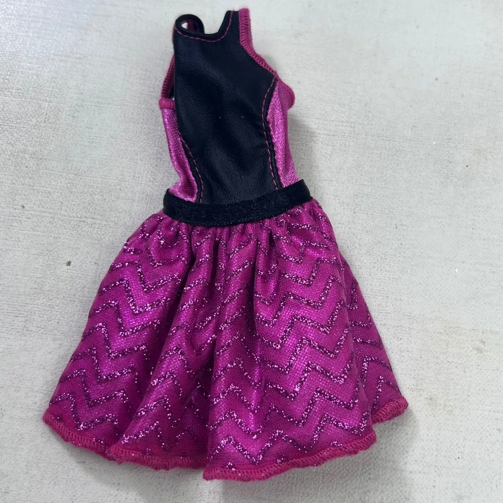 Mixed Doll Clothes Lot Pink Blue Ruffle Dress Skirt Pants Barbie Bratz Style 9pc
